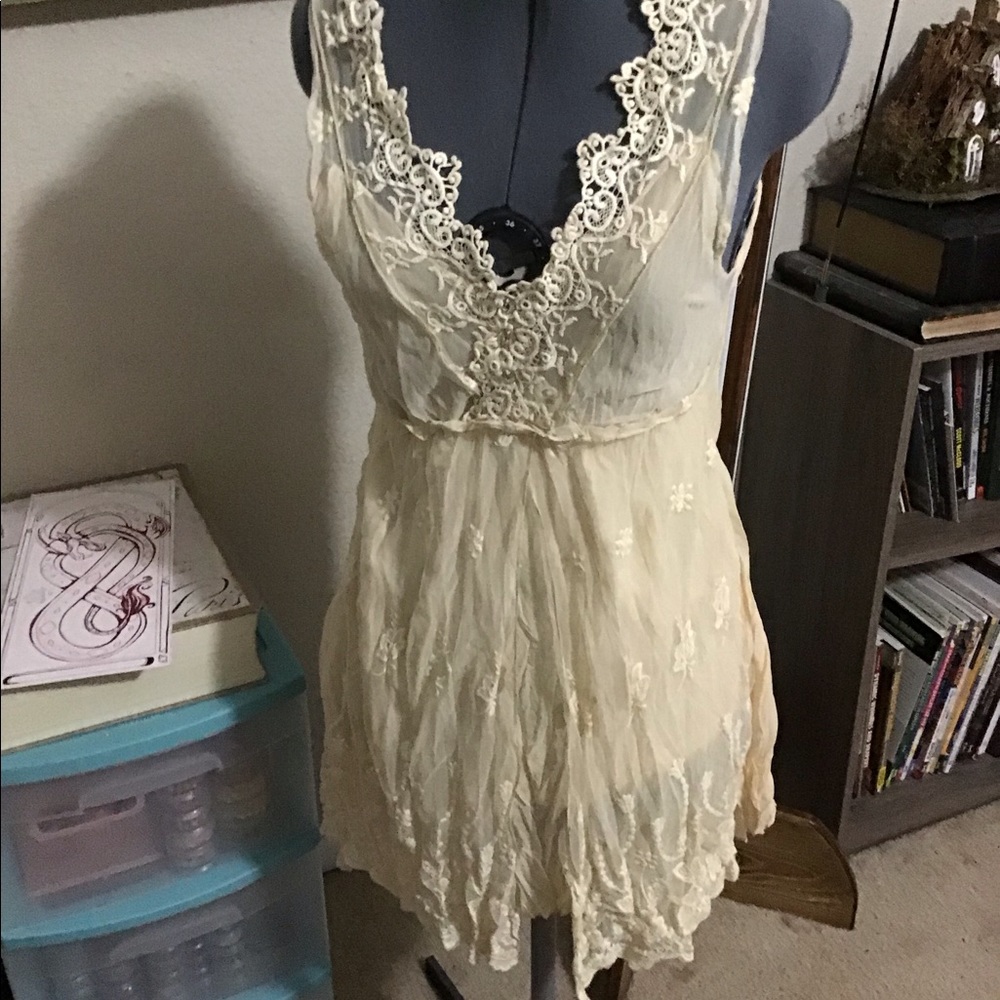 Pretty Angel Lacy Tunic Dress NWOT